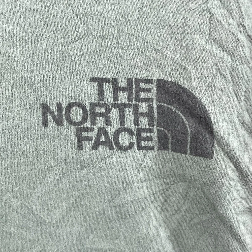The North Face Shirt Men Large Green Spell Out Logo Skate Outdoor Hiking Camping